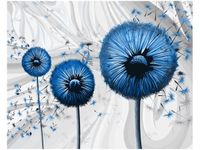 40CM 50CM OBRAZEK ŚCIENNY NIEBIESKIE DMUCHAWCE 3 DRUK PŁÓTNO OBRAZ