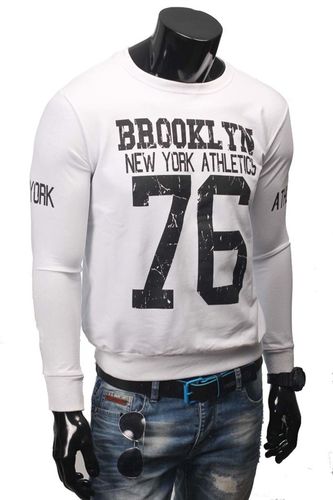 Bluza Męska Brooklyn BL13 Biały L na Arena.pl