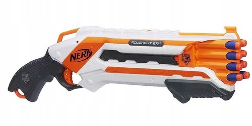PISTOLET NERF ELITE SHOTGUN ROUGH CUT 2X4 strzelaj z 2 luf na raz na Arena.pl