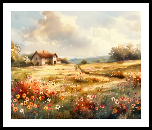 Plakat 60x50cm Sielski Domek na Arena.pl