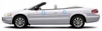 Chrysler Sebring 1995-2006 - Listwy chrom boczne drzwi chromowane ochronne