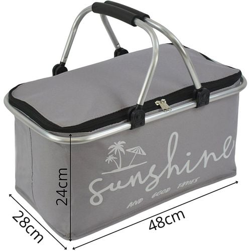 KOSZYK TURYSTYCZNY SKŁADANY TERMICZNY 35L REDCLIFFS SZARY na Arena.pl