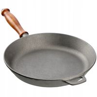 Patelnia Żeliwna Głęboka Talerz Indukcja Gaz 26cm