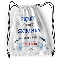 Plecak Dla Botanika Sportowy Szkolny Worek Torba Z Nadrukiem Ze Zdjęciem