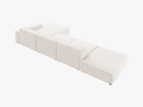 NAROŻNIK PRAWO, SOFA 341/166/70 BEŻ TKANINA STRUKTURALNA JODIE OD MICADONI na Arena.pl