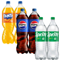 Mix napojów gazowanych Pepsi Fanta Sprite 1,5l x 6 sztuk