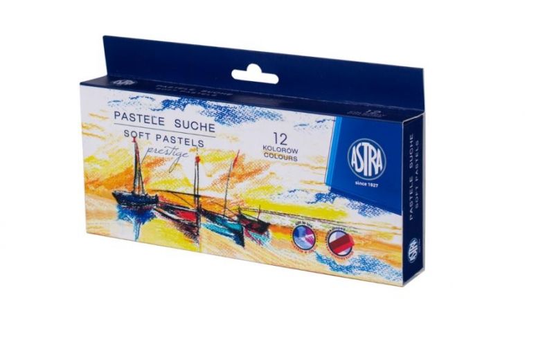 Pastele suche 12 kolorów Astra Prestige zdjęcie 1
