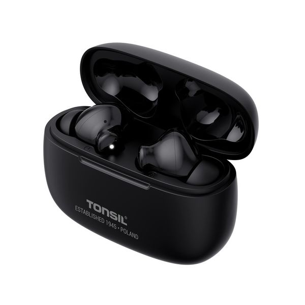 Słuchawki Bezprzewodowe TONSIL T50 BT CZARNE Bluetooth Dokanałowe IPX5 V5.3 zdjęcie 4
