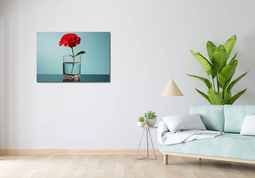 Obraz 90x60cm Kwiat w Szkle na Arena.pl