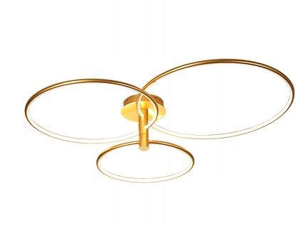 Nowoczesny żyrandol SILVA GO III okrąg ring 50/60/70cm plafon pilot zdjęcie 13