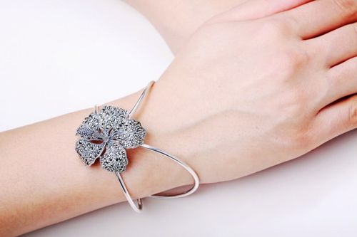 Srebrna bransoleta BDM4106 - Markazyty na Arena.pl