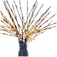 Gałązka 20 LAMPEK LED Baterie Do Wazonu ŚWIĄTECZNE Gałązki Na Święta 70 cm