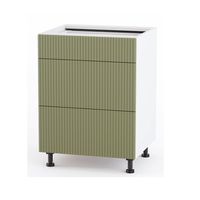 AUSTIN KU-D60S3 Szafka 60 cm dolna fronty MDF frezowane pionowo