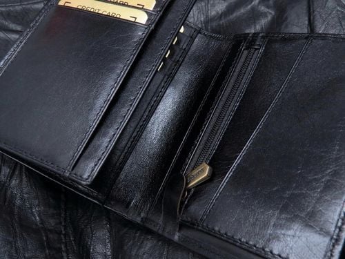 SKÓRZANY PORTFEL MĘSKI ABIATTI OCHRONA KART RFID ! na Arena.pl