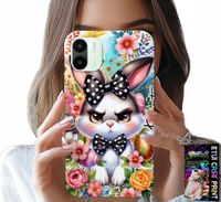 ETUI DO XIAOMI REDMI A1 - KRÓLIK WIELKANOCNY, ZAJĄC, JAJKA + SZKŁO