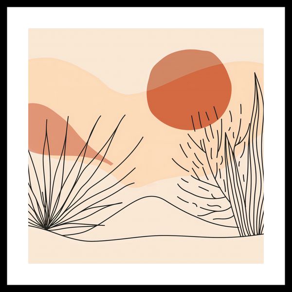Plakat 50x50cm Miękka Roślinność zdjęcie 3