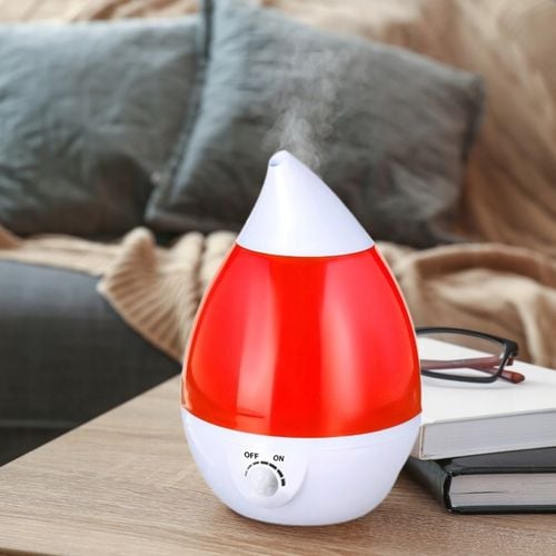 DYFUZOR NAWILŻACZ POWIETRZA CICHY LAMPKA LED 7 KOLORÓW 25W JONIZATOR na Arena.pl