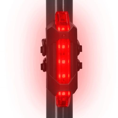 Zestaw lampek rowerowych na przód i tył 2 szt. ładowane solarnie i na USB na Arena.pl