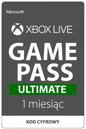 Xbox Game Pass Ultimate 1 miesiąc 30 dni XBOX One Series X|S Windows 10 na Arena.pl