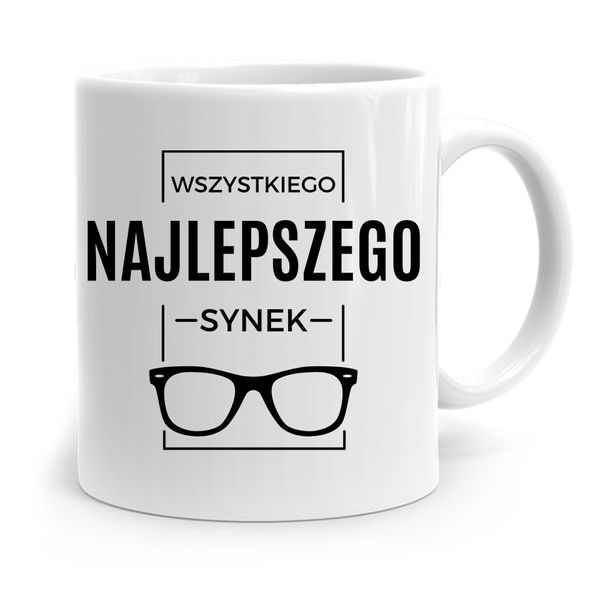 Kubek Prezent Dla Syna Wszystkiego Najlepszego Z Nadrukiem Ze Zdjęciem zdjęcie 1