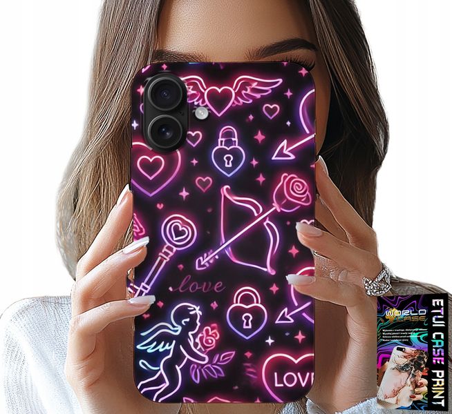 ETUI DO IPHONE 16 - WALENTYNKOWY CASE, ŁUP, KUPIDYN, SERCA zdjęcie 1
