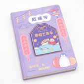 Notes pamiętnik w błyszczącej oprawie 112 k. fioletowy