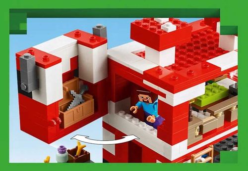 21270 - lego minecraft - dom grzybowej krowy na Arena.pl