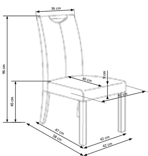 Krzesło Roca buk/ beżowe na Arena.pl