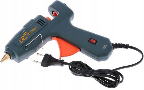 MOCNY PISTOLET DO KLEJU KLEJENIA NA GORĄCO KLEJARKA 100W + DUŻY ZAPAS na Arena.pl