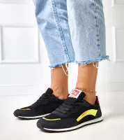 Czarne sportowe sneakersy Caviour 37