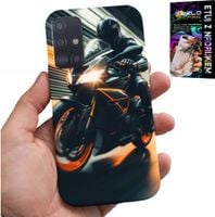 ETUI DO SAMSUNG GALAXY M31S - MOTOCYKLISTA MOTOR FAN MOTOCYKL + SZKŁO