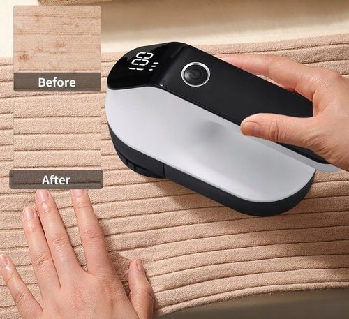 NOWOCZESNA GOLARKA MASZYNKA DO UBRAŃ SWETRÓW KANAPY TAPICERKI 6 OSTRZY DUŻA na Arena.pl