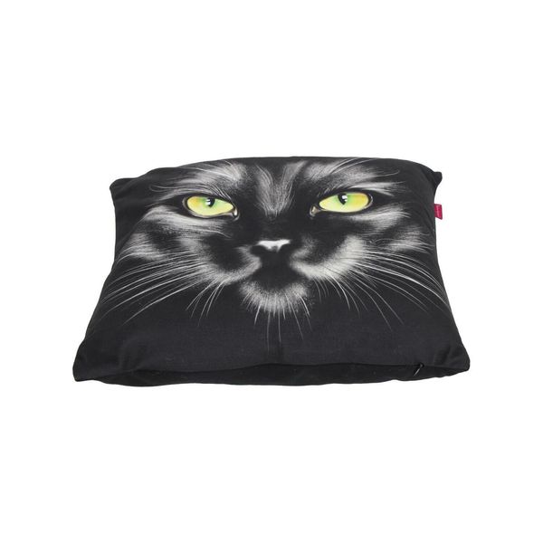 BER. Poduszka kot NERO L 40x40cm zdjęcie 1