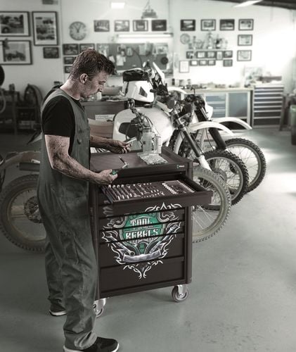 wózek warsztatowy 1 tool rebel 9700 z wyposażeniem, 78cz. - w05150130001 na Arena.pl