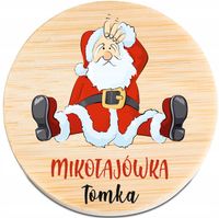 OTWIERACZ DREWNIANY personalizacja prezent na święta mikołajki