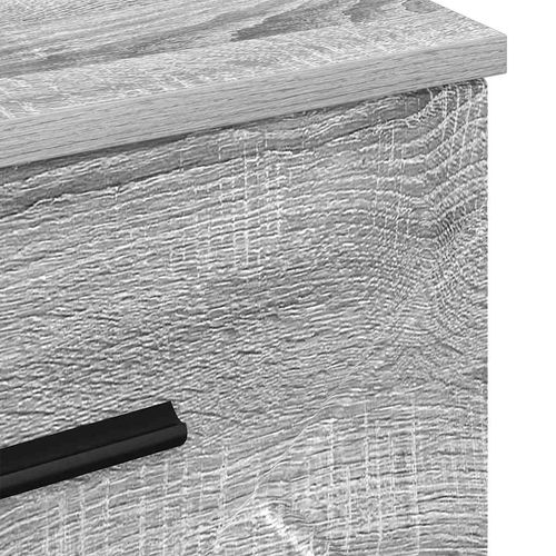 Szafka Nocna z szufladą Szary dąb sonoma 38 x 38 x 66 cm na Arena.pl