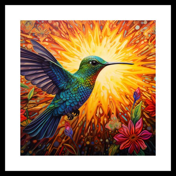 Plakat 40x40cm Koliber Barw zdjęcie 3