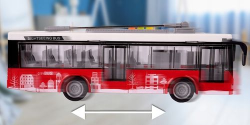 AUTOBUS MIEJSKI INTERAKTYWNY Z NAPĘDEM 1:16 OTWIERANE DRZWI DLA DZIECI na Arena.pl