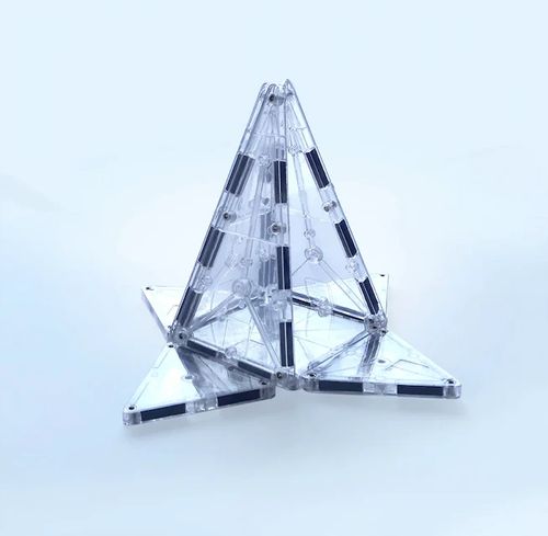 Ice - Przezroczyste Klocki Magnetyczne 16 elementów - Magna-Tiles na Arena.pl