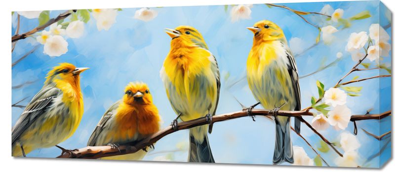 Obraz 90x40cm Wiosenne Pogwizdy zdjęcie 1