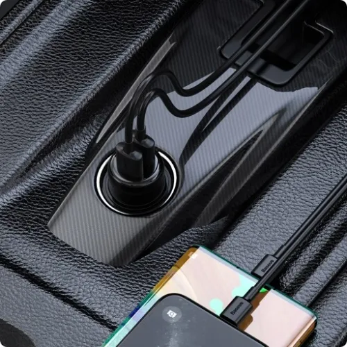 BASEUS TRANSMITER FM BLUETOOTH ŁADOWARKA SAMOCHODOWA 2x USB AUX SD 2.1A na Arena.pl