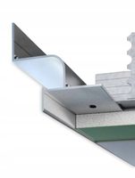 Profil 23х37mm dystansowy LED do sufitów z GK (biały)