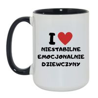 Duży Biało-Czarny 450 ml