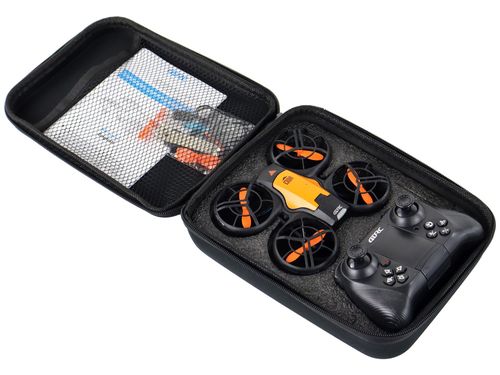 DRON Z POMARAŃCZOWYM POKROWCEM I EFEKTOWNYM OŚWIETLENIEM na Arena.pl