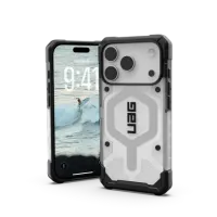 Etui UAG Pathfinder Clear MagSafe na iPhone 17 Pro - biało-szare