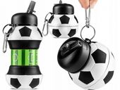 Silikonowy Składany Bidon dla dzieci Piłka Nożna 550 ml #G2