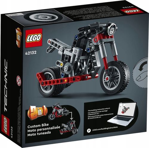 LEGO Technic Motocykl 42132 na Arena.pl