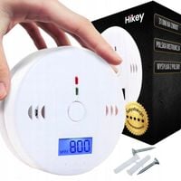 CZUJNIK CZADU DYMU GAZU CO WYKRYWACZ TLENKU WĘGLA CERTYFIKOWANY DETEKTOR