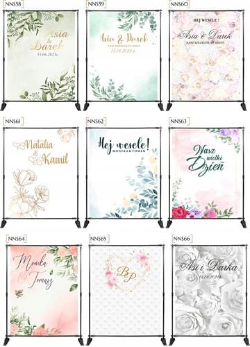 ŚCIANKA DO ZDJĘĆ TŁO pastele z imieniem SKRZYDŁA na Arena.pl