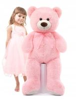 Duży miś pluszowy 120 cm kolor różowy